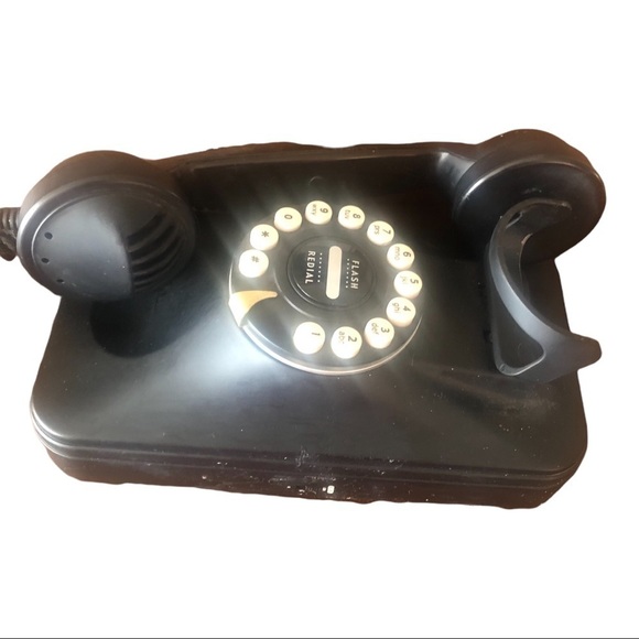 VTG Black Vintage Push Button Phone in Excellent Used Condition - Picture 4 of 6